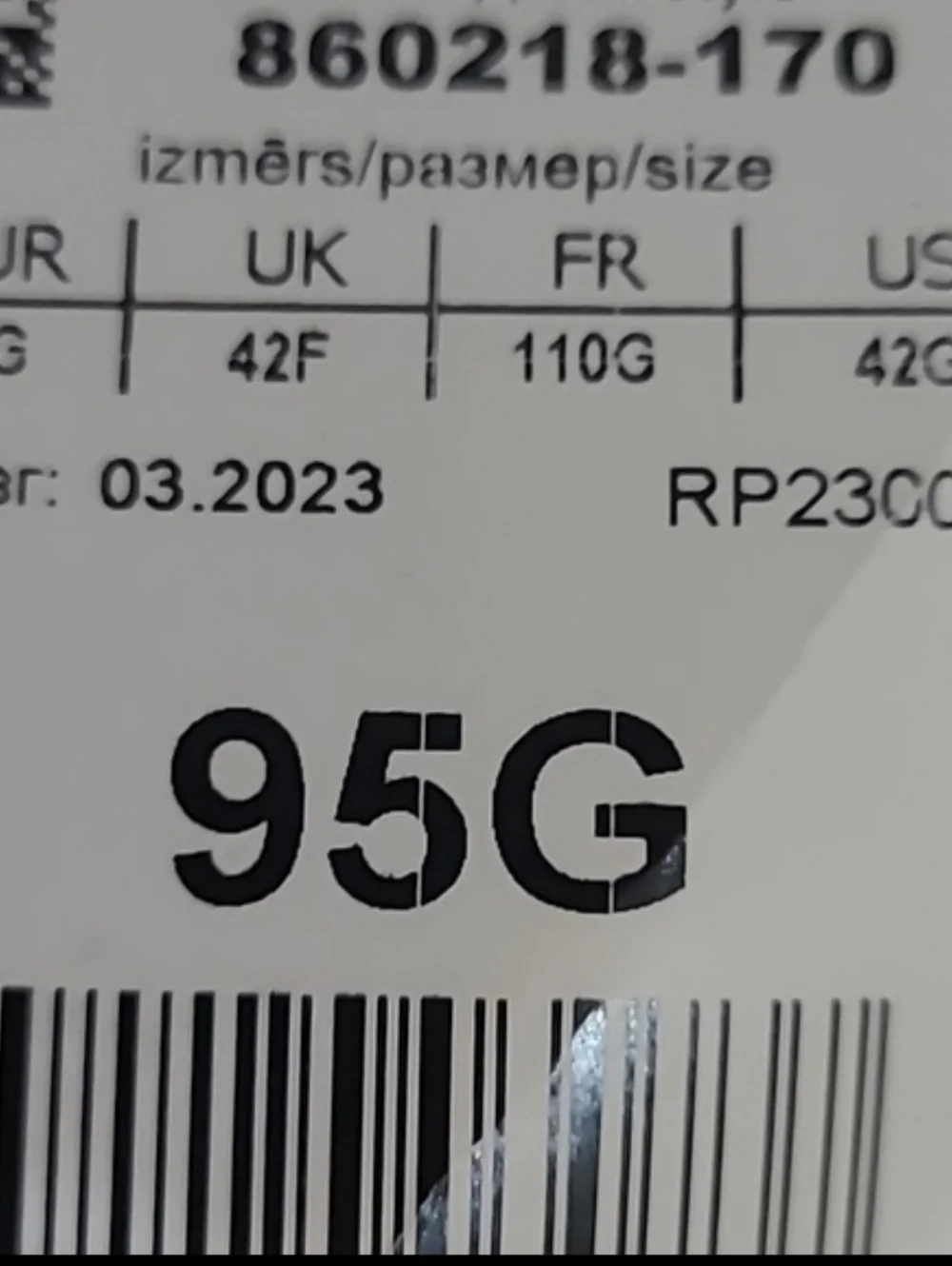 NWT Roseme Black Underwire Bra 42G - Picture 4 of 5